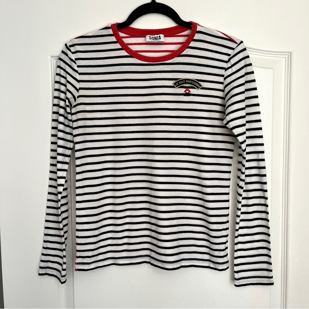 Sonia Rykiel Paris long sleeve shirt Size S